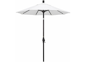 California Umbrella - Sun Master Series 7.5ft Alum/fiberglass Crank Collar Tilt Market Umbrella In Natural Sunbrella - GSCUF758117-5404
