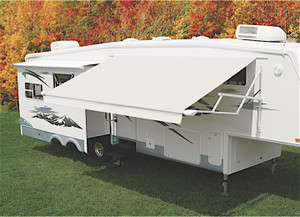 Carefree of Colorado - Cuttofit Universal Patio Vinyl Fabric 17ft 2in Eggshell - JG184A4A-MP