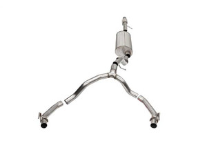 Corsa Exhaust - 21c Escalade 3.50 In To 2.75 In Dual Rear Exit Catback Exhaust System - 21131