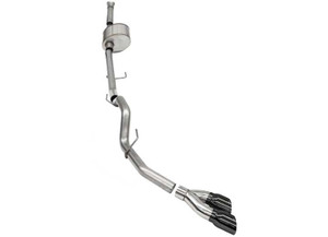 Corsa Exhaust - 21c F150 Catback Exhaust System W/ 4.0 In Tips - 21148BLK