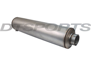 Different Trends - 4in Id/od Aluminized 10.00in X 45.00in Muffler  4.00in Id / 4.00in Od - 800464