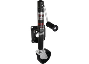 Draw-Tite - Round Trailer Jack Side Mount 1500lb Lift Capacity Sidewind Bolton 10in Travel - 151444