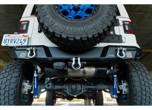 DV8 Offroad - 18c Jeep Wrangler Jl Fs7 Series Rear Bumper Black - RBJL-12
