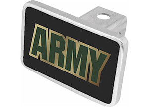 Eurosport - Army W/o Dgrnop W/ Gold Outline Hitch Plug - 8914XL-1