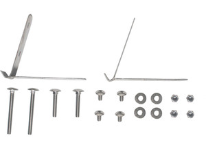 Extreme Max - Dock/pontoon Ladder Replacementj Hooks With Hardware - 3005.3386