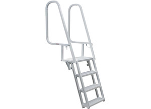 Extreme Max - Deluxe Flip Up Dock Ladder 4step Welded Steps - 3005.3913