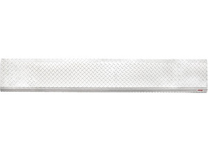 Extreme Max - Hinged Aluminum Trailer Door Slider Plate 72in X 12in - 3005.5275