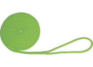 Extreme Max - Exmax Double Braid Nylon Dockline 1/2x15' Neon Green - 3006.2445