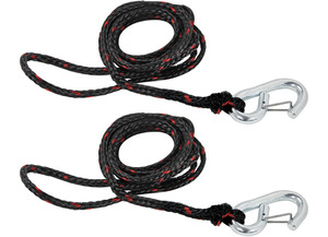 Extreme Max - Pwc Dock Line Pair 9' Withzinc Snap Hooks - 3006.6803