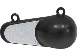 Extreme Max - 4 Lb. Cast Iron Keel Downriggerweight Silver Flash - 3006.6967