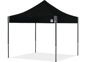 E-Z Up - Eclipse 10ft(3m) Stl Shelter Black Frame & Black Top - EC3STL10KFBKTBK