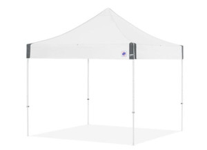 E-Z Up - Eclipse 10ft(3m) Stl  Shelter White Frame & White Top - EC3STL10KFWHTWH