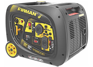 Firman Generators - Remote Start Gas Powered 3300/3000 Watt Whisper Series Extended Run Time Inverter Generator - W03083