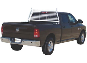Go Industries - 0417 F150/07c Chevy 1500/2500/3500 10c Ram 2500/3500 White Contractor Headache Rack - 20752