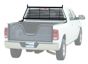 Go Industries - 1719 Ford F250/350/450/550 Flat Iron Headache Rack Black - 20755B