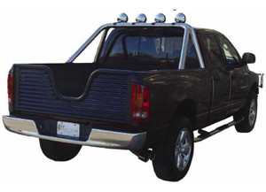 Go Industries - 9906 Silverado/sierra/0106 Silverado/sierra 2500/3500 Black Louvered Vgate - 6166