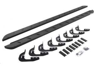 Go Rhino - 1418 Silv/sierra 1500 Crew 87in Rb10 Slim Line Running Boards Complete Set - 63404787SPC