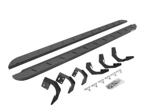 Go Rhino - 1518 Ram 1500 Quad Cab(19c Classic)80in Rb10 Slim Running Boards Bedliner Coating Complete Set - 63429980ST