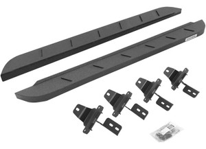 Go Rhino - 18c Wrangler Jl 48in Rb10 Slim Line Running Boards Blk Bedliner Coating Complete Set - 63492748ST