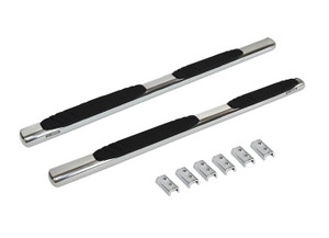 Go Rhino - Universal 4in  71in Long  Stainless Side Bars Oe Xtreme Sidesteps Polished(brkts Not Incl) - 640071PS