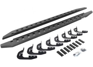 Go Rhino - 1418 Silv/sierra 1500 Crew 87in Rb10 Slim Line Running Boards Complete Set - 69404787ST