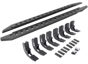 Go Rhino - 19c Silv/sierra 1500 Crew Cab 87in Rb20 Slim Line Running Boards Complete Set - 69404887ST