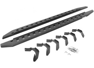 Go Rhino - 0414 F150 Super Cab 80in Rb20 Slim Line Running Boards Bedliner Coating Complete Set - 69412680ST