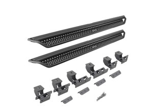 Go Rhino - 21c Bronco Dominator Extreme D1 Sidestepscomplete Kit:sidestep+brackets Textur - D14129T