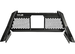 Highway Products - Savage Open Mesh Smooth Black Upright Smooth Black Center Size 7 - 4011-116-BK62