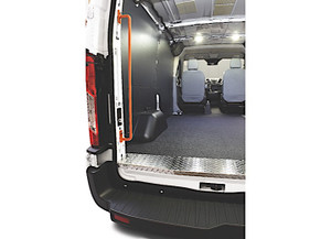 Holman - Transit Side & Rear Door Threshold Alum Dia Plate Use W/aftermarket Floor Mats - 40463