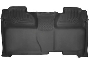 Husky Liner - 1417 Silverado/sierra 1500/2500/3500 Crew Cab 1 Piece 2nd Seat Full Coverage Floor Liner Black - 19231