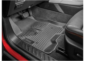 Husky Liner - 2424 Silverado Ev Weatherbeater Fr & 2nd Row Floor Liner Black - 96971