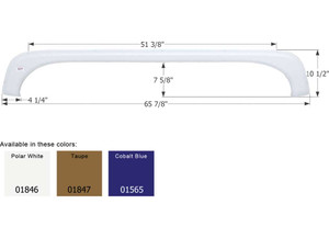 Icon Technologies Limited RV - Fender Skirt Tandem Kz Fs1846 Cobalt Blue - 1565