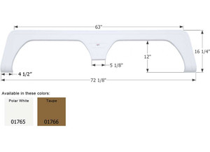 Icon Technologies Limited RV - Fender Skirt Tandem Keystone Fs1765 Taupe - 1766