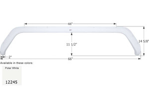 Icon Technologies Limited RV - Fender Skirt Tandem Sunline Fs2245 Polar White - 12245