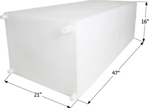 Icon Technologies Limited RV - Fresh Water Tank Wt2456 47x16x21 63 Gal W/1/2in Fittings - 12720