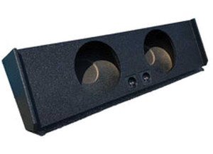 KING BOXES - 0922 F150/1722 F250/f350 Crew Cab 12in Downfire Sealed Subwoofer Enclosure - AK-FORD09-12