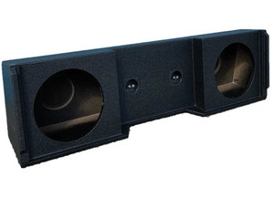 KING BOXES - 9906 Silverado/sierra Ext Cab Dual 12in Subwoofer Enclosure - AK-GMC35-12
