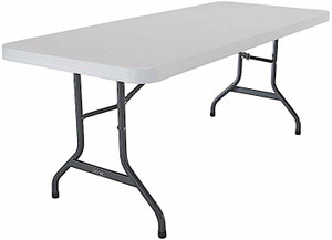 Lifetime - Lifetime 22901 Folding Utility Table 6ft White Granite - 22901