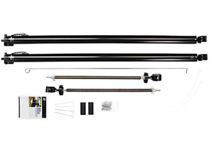 Lippert - 1000 Series  Awning Hardware  Solera Classic Standard  Am Kit  Black - 434717