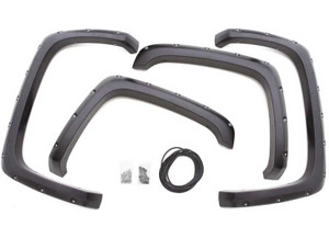 Lund - 1517 F150 Rxrivet Style 4pc Standard Fender Flare Elite Series Black - RX119T