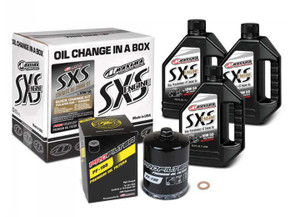 Maxima  - Polaris Turbo Sxs Quick Syn Oil Change Kit 10w50 (3 Liters) Oil Filter W/ Rem - 90-219013