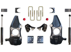 Maxtrac Suspension - 1520 F150 2wd/4wd 2in/4in Lowering Spindle Kit - KC333224