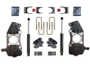 Maxtrac Suspension - 2124 F150 4wd 2in/4in Lowering Kit (spindles)(requires 22in Rims Or Larger) - KS334124-4