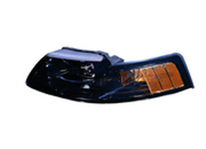 Maxzone Vehicle Lighting Corp - Capa Fd Mustang 0104 Headlight Assy Blk Bezel Lh - 331-1173L-UC2