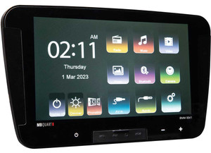 MB Quart - Mbq 10 In Touchscreen Rv Source Unit W/ Amfm Bt & Multizone Audio Control - RVM-10V1