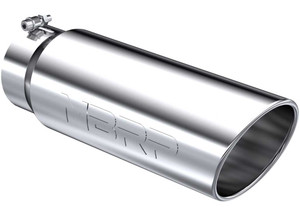 MBRP - Universal Tip 6in O.d. Angled Rolled End 5in Inlet 18in In Length T304 - T5125