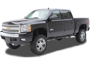 N-Fab - 0713 Silverado/sierra 1500/2500/3500 Crew Cab Nerf Step (cab Length)black Powder Coated - C0780CC