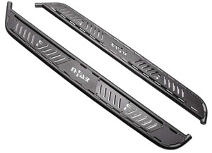 N-Fab - 0718 Silverado/sierra 1500 Crew Cab Ravegr Running Boards 2 Step Black - NBC07CC-TX