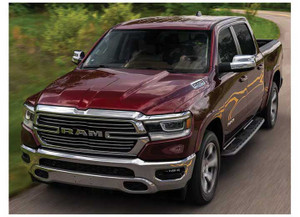 N-Fab - 1518 Ram 1500/20c Ram 2500/3500 Crew Cab Ravegr Running Boards 2 Steps Black - NBD15CC-TX